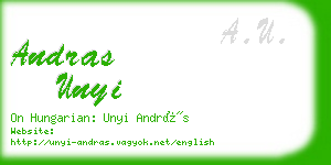 andras unyi business card